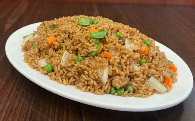 n023 vegetable fried rice 蔬菜炒饭